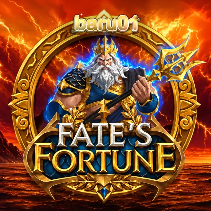 Tampilan visual slot Fate’s Fortune dengan tema mitologi Yunani